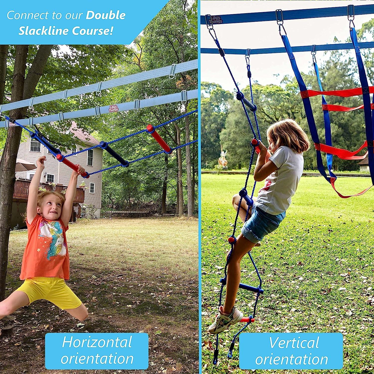 Lily's Things Climbing Ladder Attachment Double Slackline Accessories