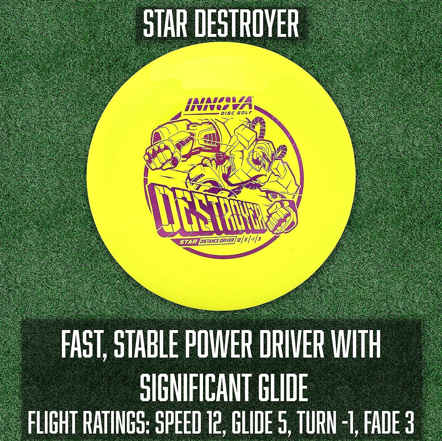 Innova Discs Golf Set 5 Disc Set Includes Disc Golf Driver, MidRange