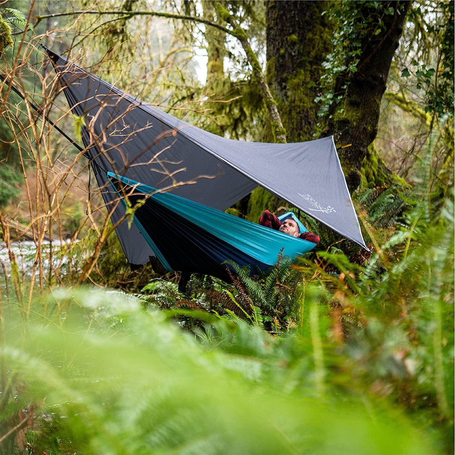 Wise Owl Outfitters Hammock Tarp Tent Camping Rain Tarp w