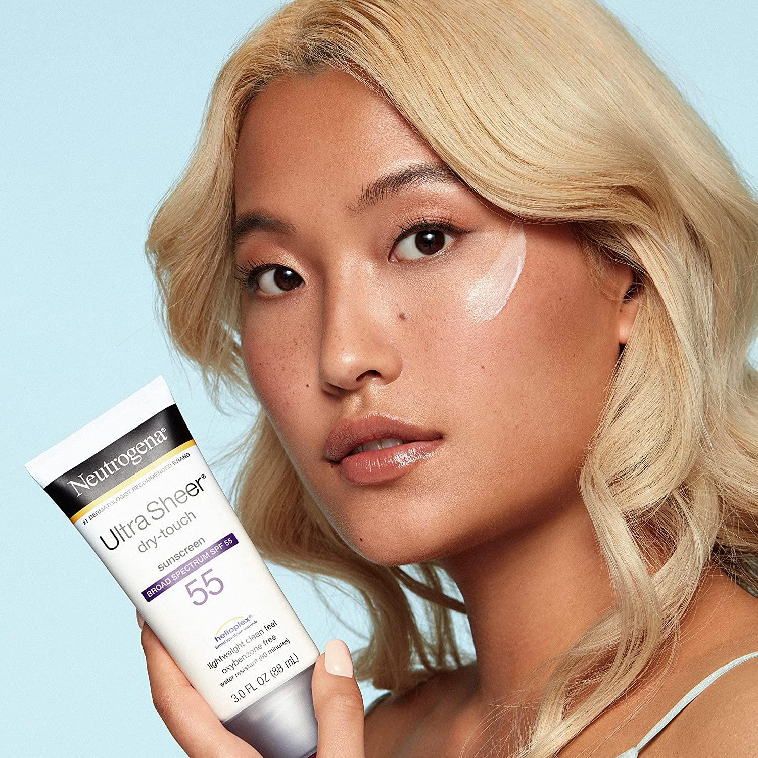 Neutrogena Ultra Sheer Dry Touch Sunscreen SPF 55 3.0 fl oz Ultimate Sun Protection