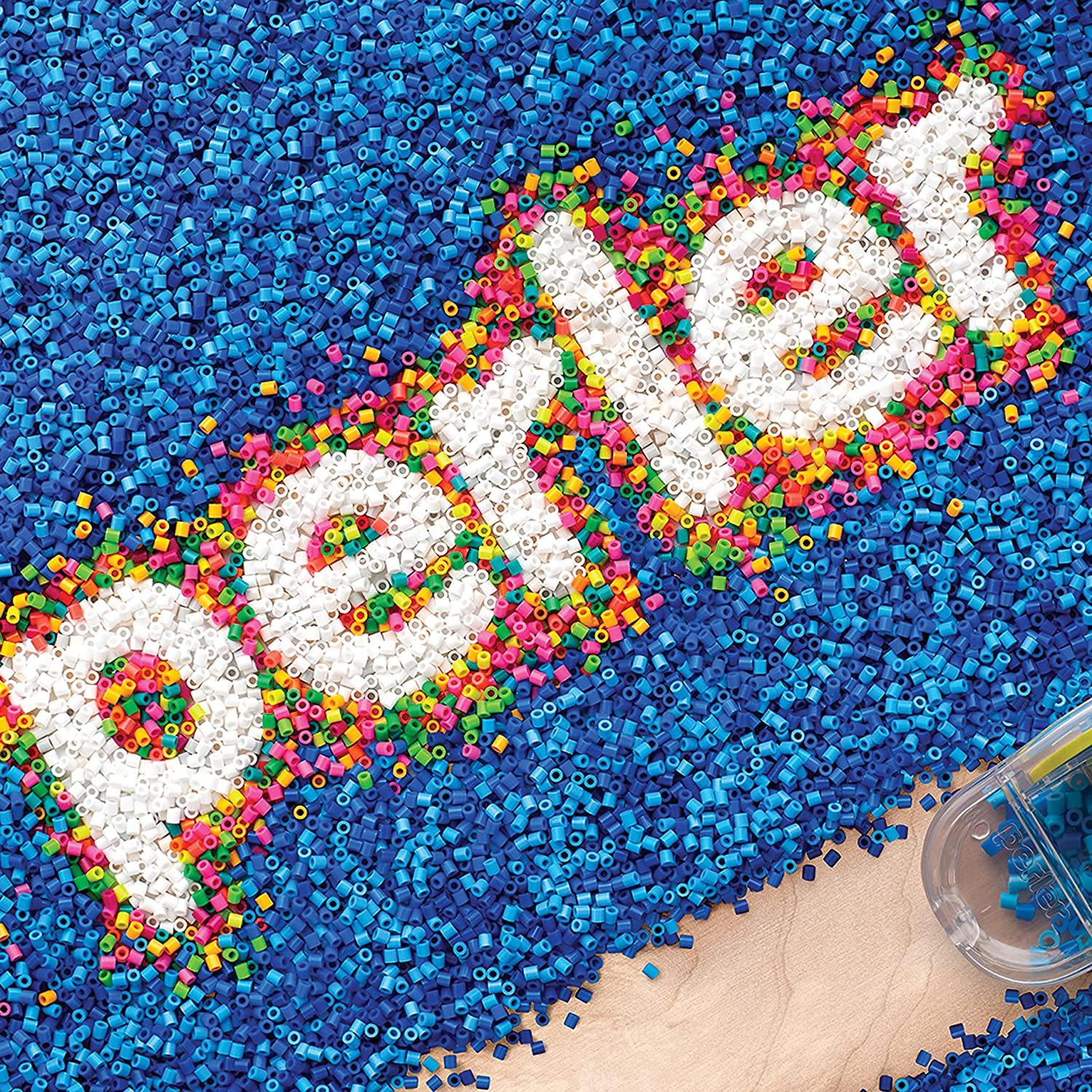 Perler Fused Bead Tray 4,000/Pkg-Stripes 'n Pearls 80-17604 - GettyCrafts