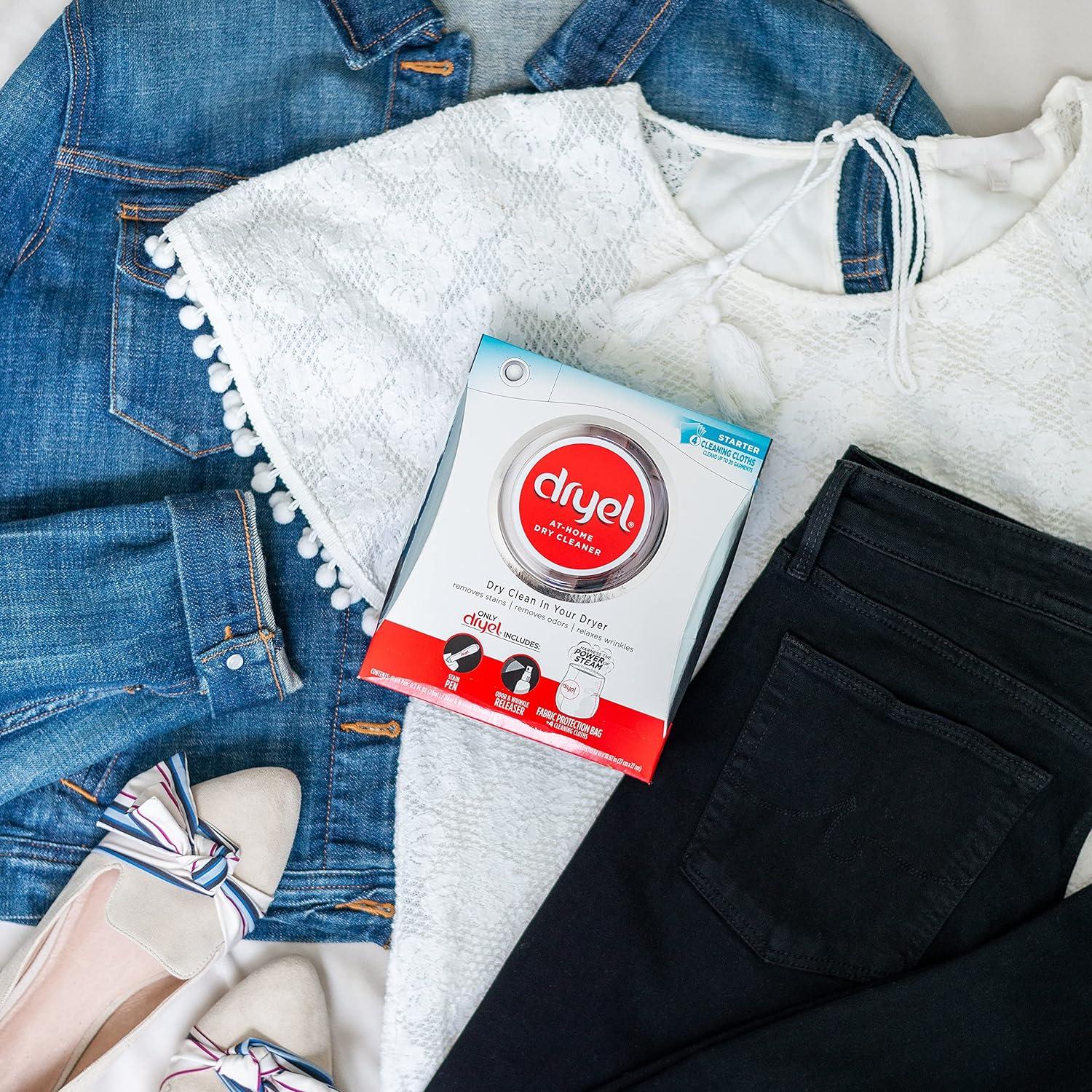 Dryel At Home Dry Cleaner Refill Kit Gentle Laundry Care for Special