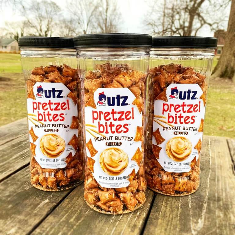 Utz Pretzel Bites Peanut Butter 24 Oz.