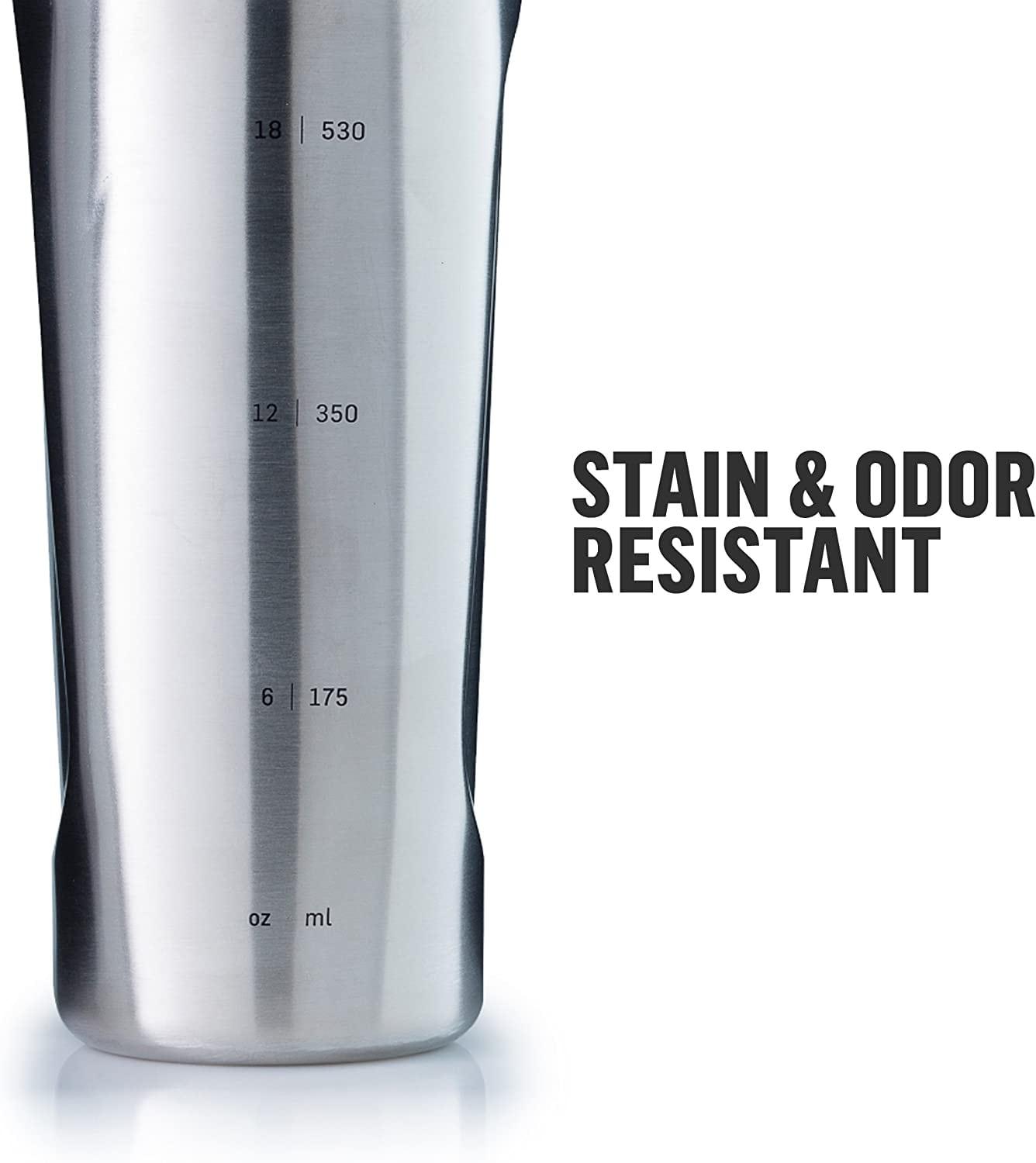 BlenderBottle Radian Insulated Stainless Steel Shaker Bottle, 26- Ounce, Rose Pink
