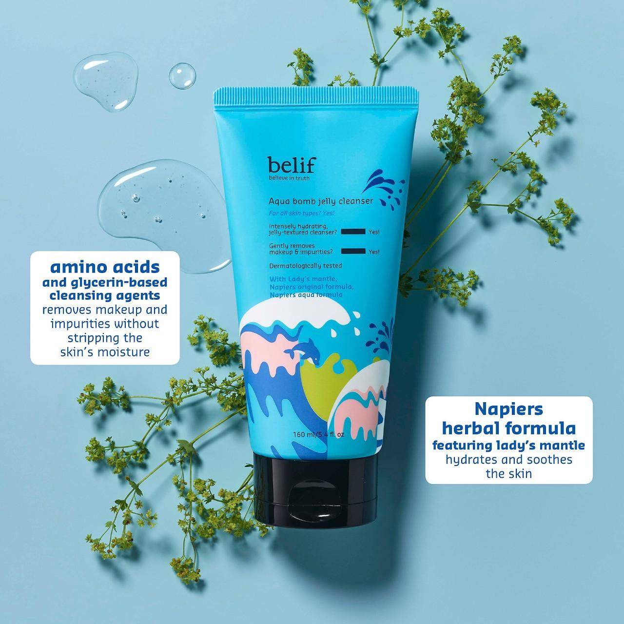 Shop belif Aqua Bomb Hydrating Jelly Cleanser - 5.41 oz/ 160 mL Online -  Best Price & International Shipping | Buy Now with Express International  Delivery | GoSupps.com
