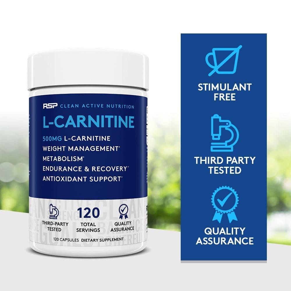 rsp l carnitine RSP Nutrition Liquid L-Carnitine 3000mg, Stimulant-Free Metabolism Support,  Peach Mango Flavor main image 1