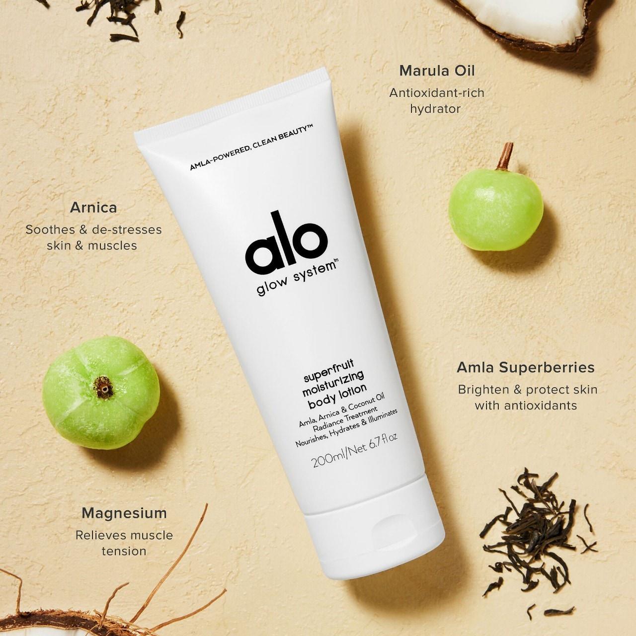 Shop ALO Superfruit Hydrating + Soothing Body Lotion with Arnica Magnesium  & Vitamin C - 6.7 oz / 200 ml Online - Best Price & International Shipping  | Buy Now with Express International Delivery | GoSupps.com