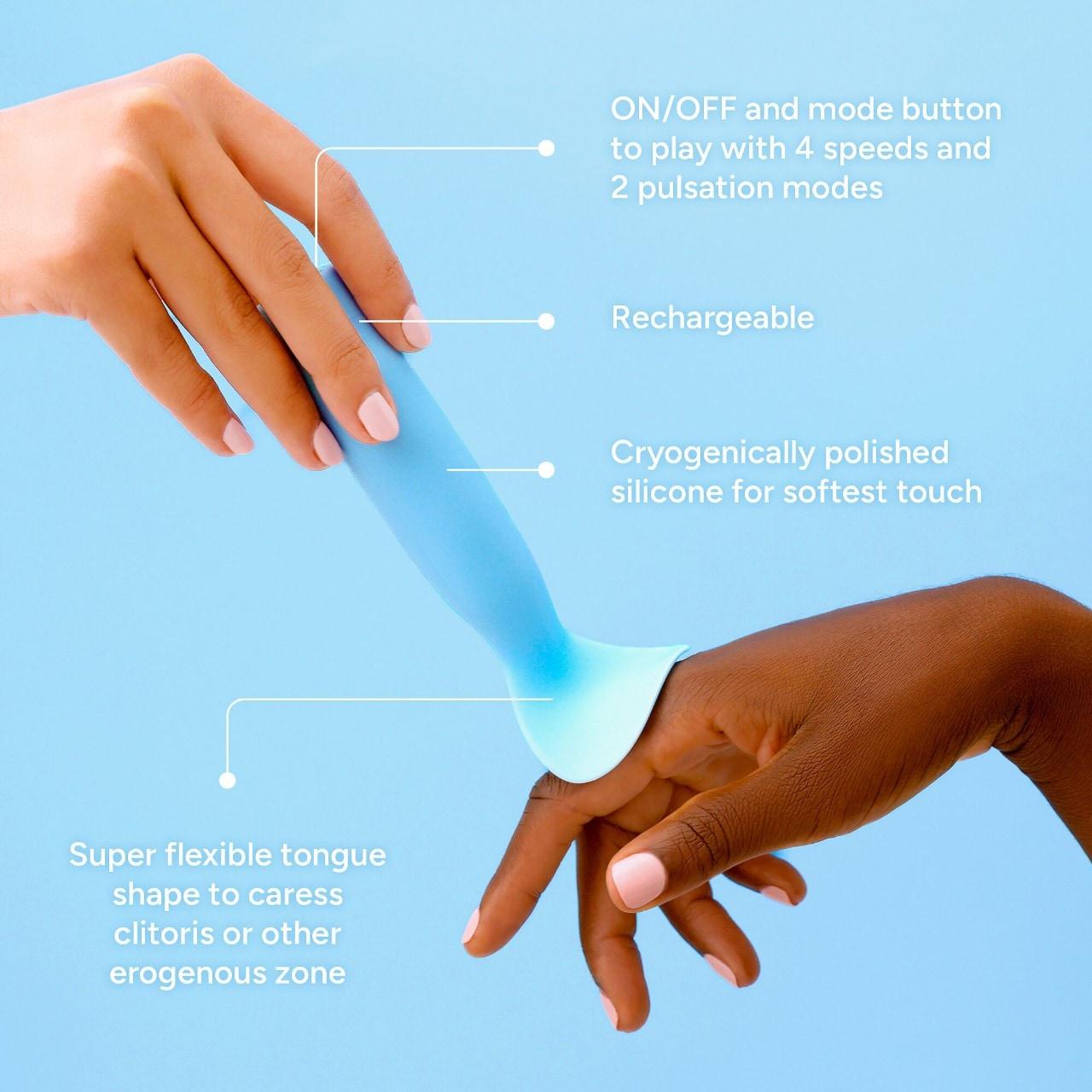 Shop Smile Makers The French Lover - Flexible And Soft Vibrating Tongue  Online - Best Price & International Shipping | Buy Now with Express  International Delivery