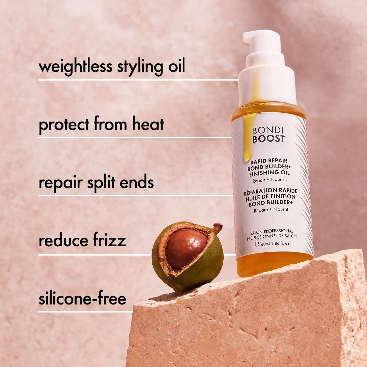 Shop BondiBoost Rapid Repair Bond Builder+ Finishing Oil for damaged hair -  1.86 oz / 60 ml Online - Best Price & International Shipping