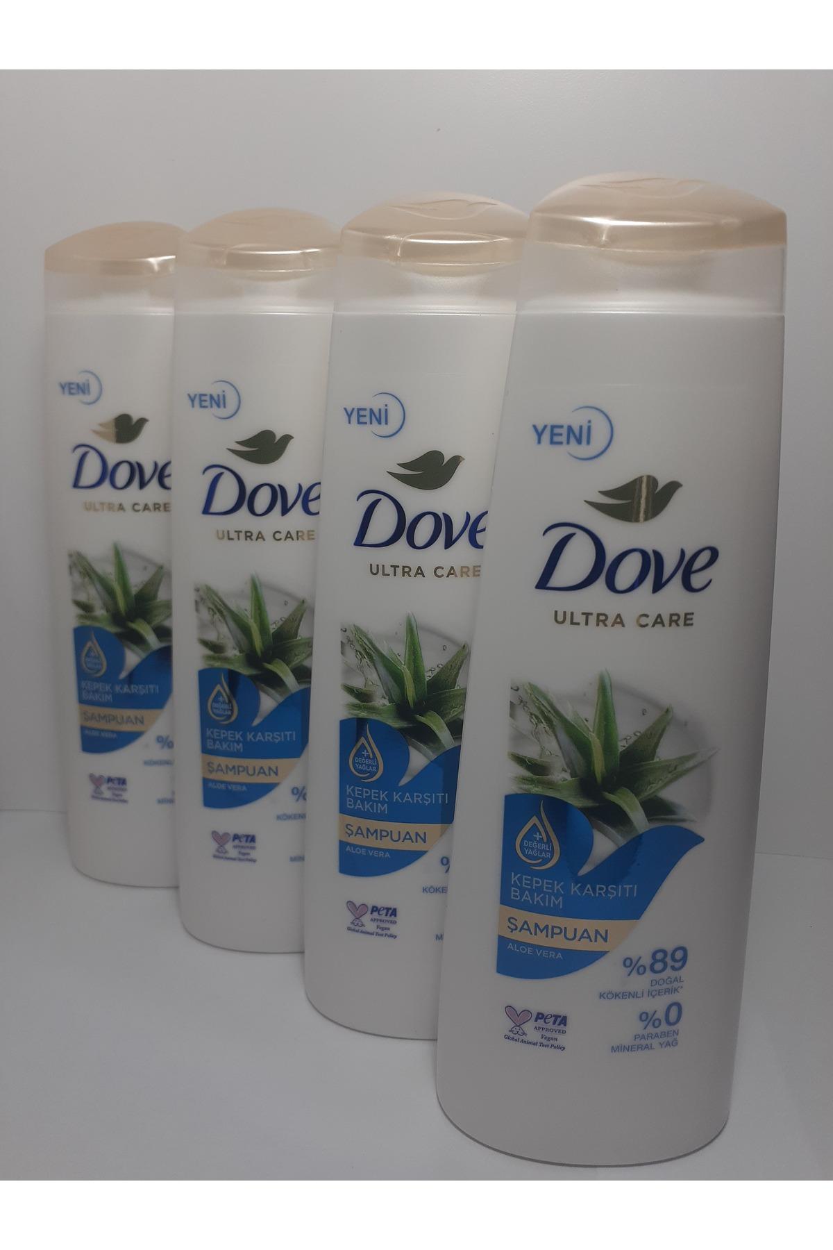 Dove Anti-Dandruff Care Aloe Vera 400ml Shampoo X 4 Pieces