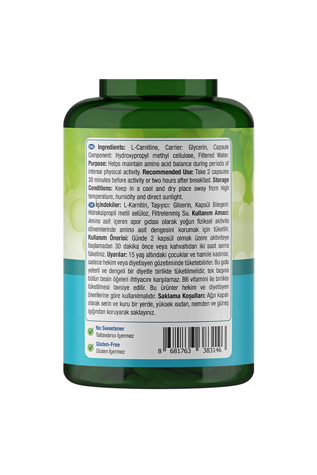 Natures Supreme L-carnitine Carnipure 60 Capsules | Buy Now with Express  International Delivery