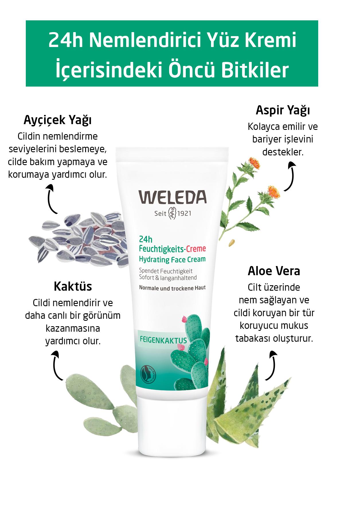 Weleda Cactus 24h Organic Moisturizing Face Cream 30ml
