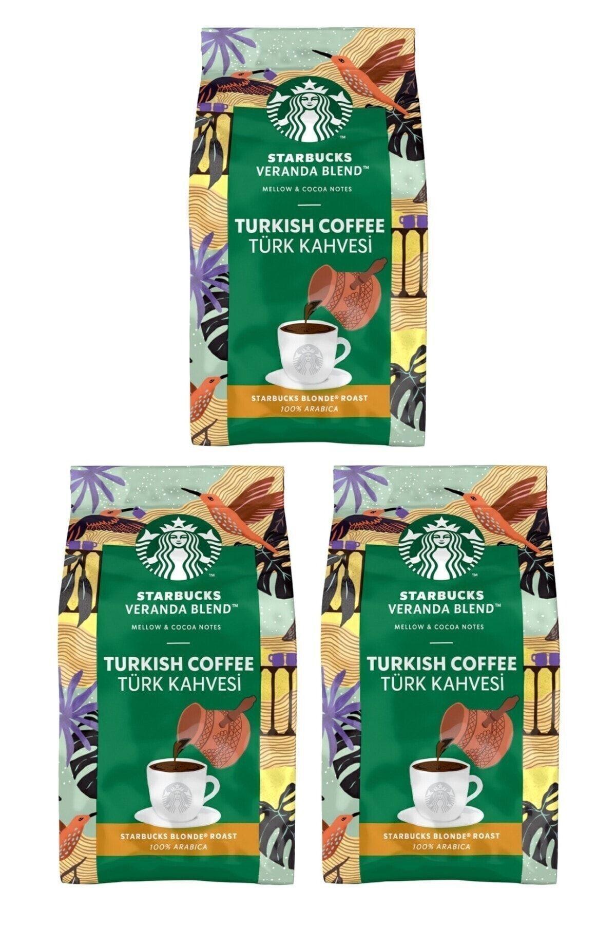 Starbucks Design Veranda Blend Turkish Coffee 100 Gr X 3 Pieces New ...