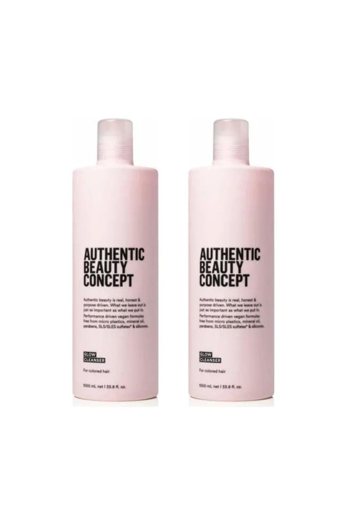 Authentic Beauty Concept Economical 2 Pieces Glow Shampoo 1000 ML