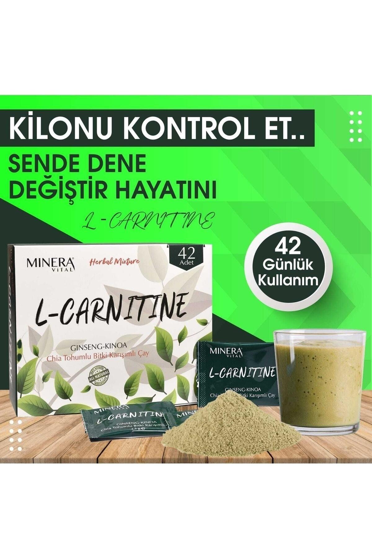 MINERA VITAL L-Carnitine Detox Tea X 2 Boxes 84 Days Use | Buy Now with  Express International Delivery