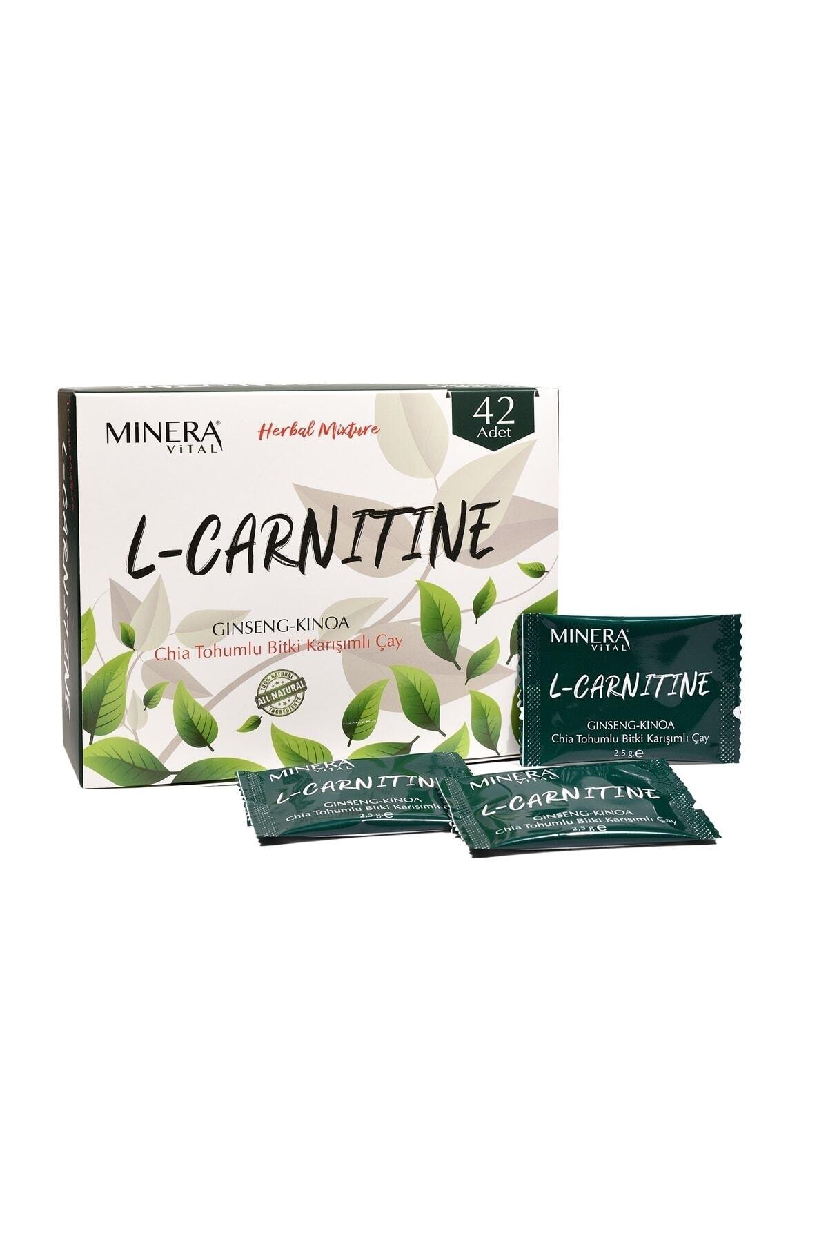 MINERA VITAL L-Carnitine Detox Tea X 2 Boxes 84 Days Use | Buy Now with  Express International Delivery