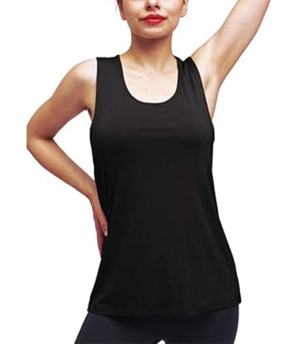 Mippo Womens Cute Workout Clothes Mesh Yoga Tops Exercise Gym