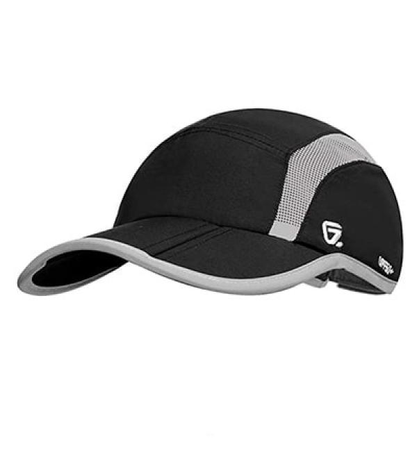 GADIEMKENSD Outdoor Hat Folding Reflective Running Cap for Men & Women