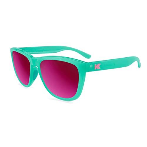 NWOT Knockaround Aquamarine / Fuchsia Fast Lanes Sport polarized sunglasses Aquamarine / Fuchsia Fast Lanes Sport main image 4