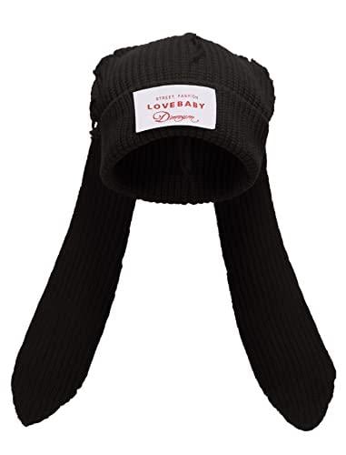 Cute Bunny Knit Beanie Hat with Long Ears | Winter Rabbit  display picture 2