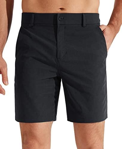 Libin Men's Golf Shorts 7 Casual Work Dress Hybrid Shorts