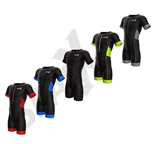 Sparx Men Elite Aero Triathlon Suit - Blue - X-Large | Swim Bike