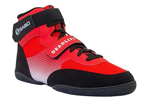 Sabo Deadlift Shoes 11.5-12 Red - Supportive Lifting Footwear
