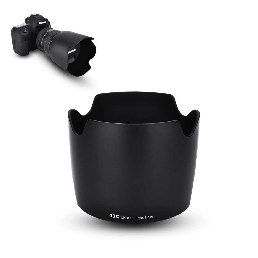 JJC EW-83H Reversible Lens Hood Shade Protector For Canon EF 24 -105mm F/4L IS USM Lens, Not For Canon EF 24-105mm F/4L IS II USM, Replaces Canon EW-83H Lens Hood