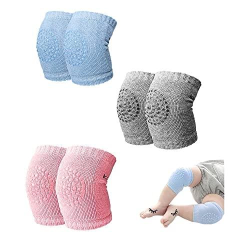 Pineeseatile Baby Knee Pads,Anti-Slip Crawling Knee
