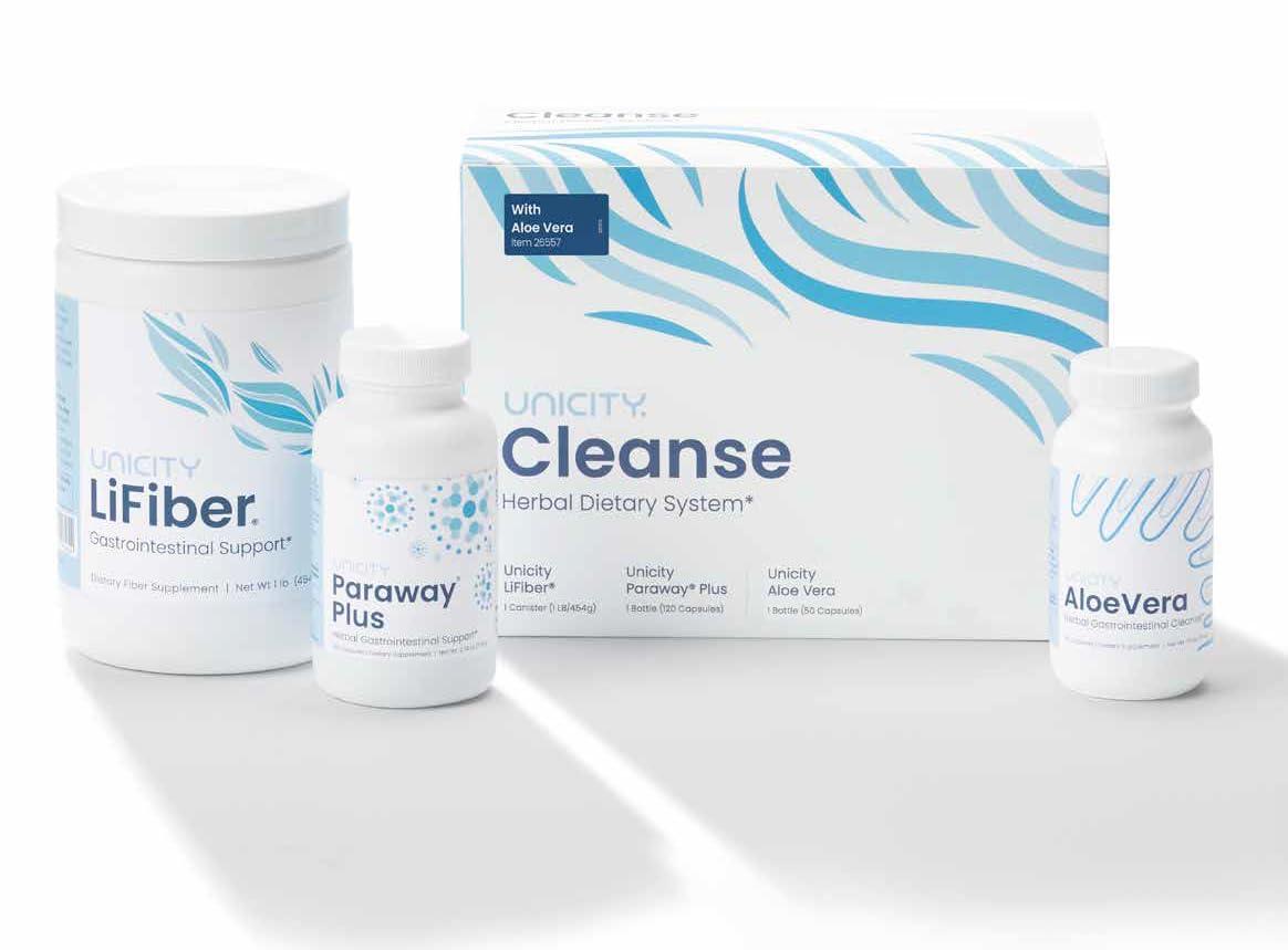 Unicity Cleanse Herbal Dietary System with LiFiber Paraway Plus Aloe Vera  Capsules | Buy Now with Express International Delivery | GoSupps.com