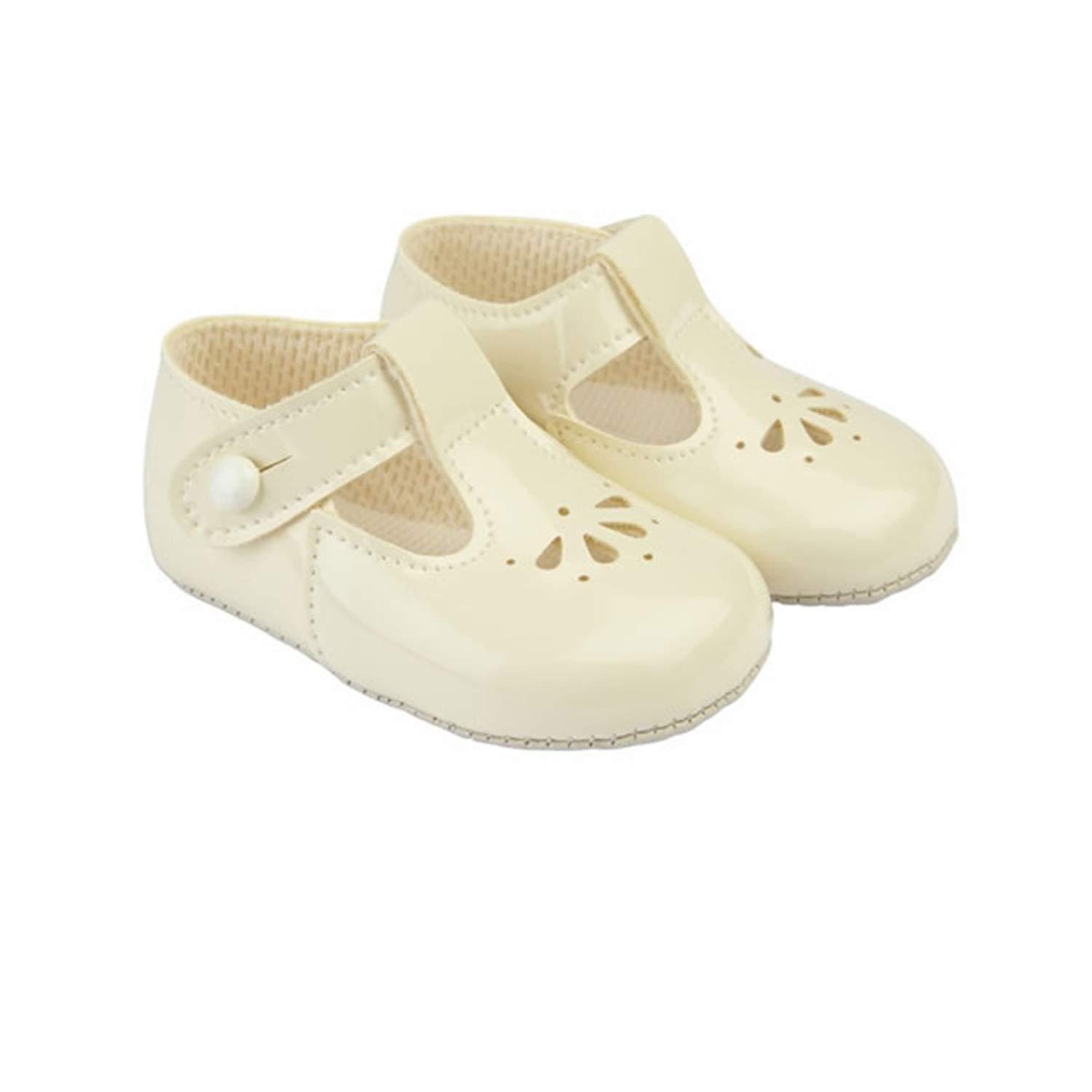 Early Days Baypods B617 T Bar Petal Punch Pre Walker Baby Shoes