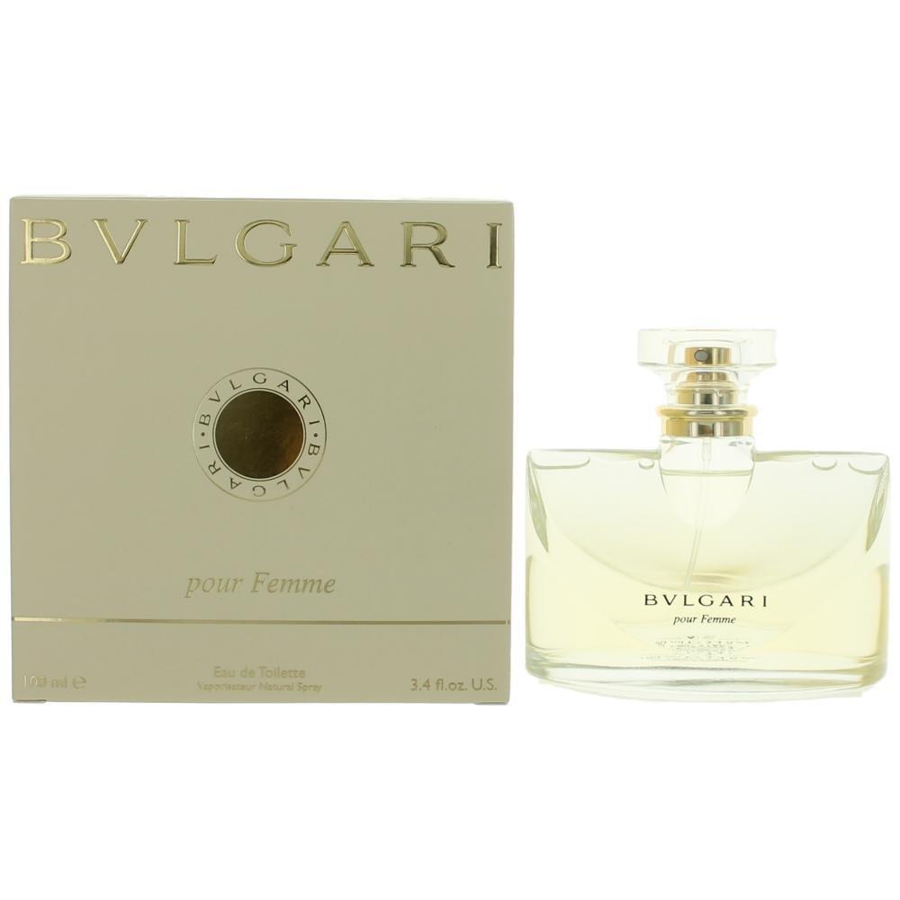 Bvlgari Pour Femme Eau de Toilette Spray for Women 3.4 Ounce 3.4