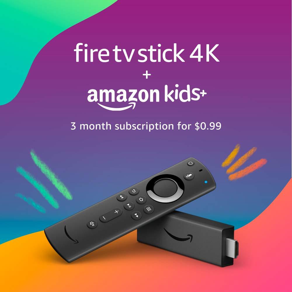 Fire TV Stick 4K with Alexa Voice Remote (includes TV controls