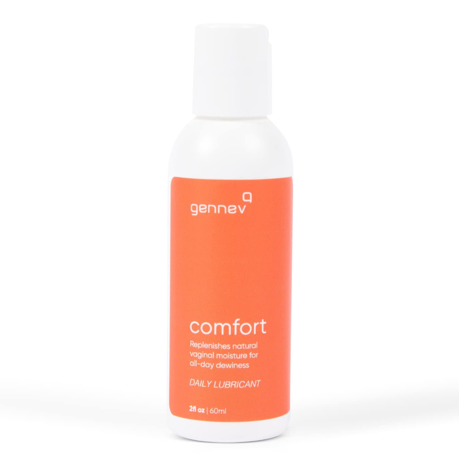 Gennev Intimate Water Based Lubricant for Women - 2-in-1 Menopause Lubricant  and Feminine Moisturizer - All-Natural Personal Lube for Vaginal Dryness -  No Parabens Hormones Fragrance (2 Ounces) 2 Fl Oz (Pack