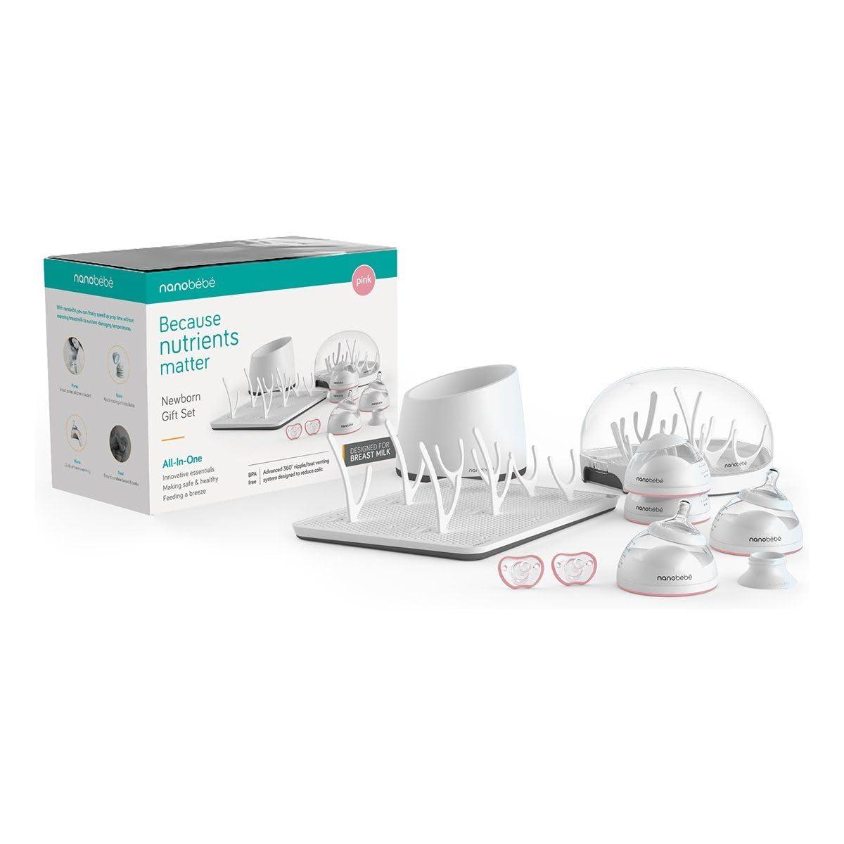 Nano Bebe Nanobébé Breastmilk Bottle Set Includes 5oz 9oz