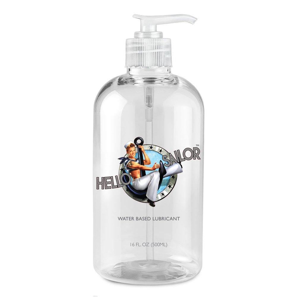 Hello Sailor Personal Water Based Lube 16oz - Made in USA | Buy Online Now  | Buy Now with Express International Delivery | GoSupps.com
