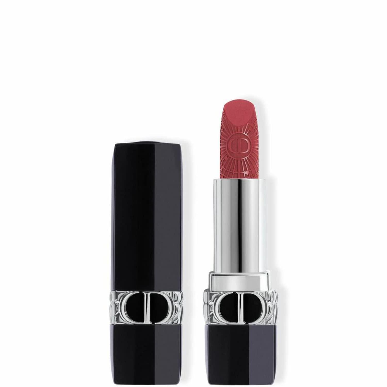 Dior Rouge 674 Midnight Rose Matte Finish Refillable Lipstick
