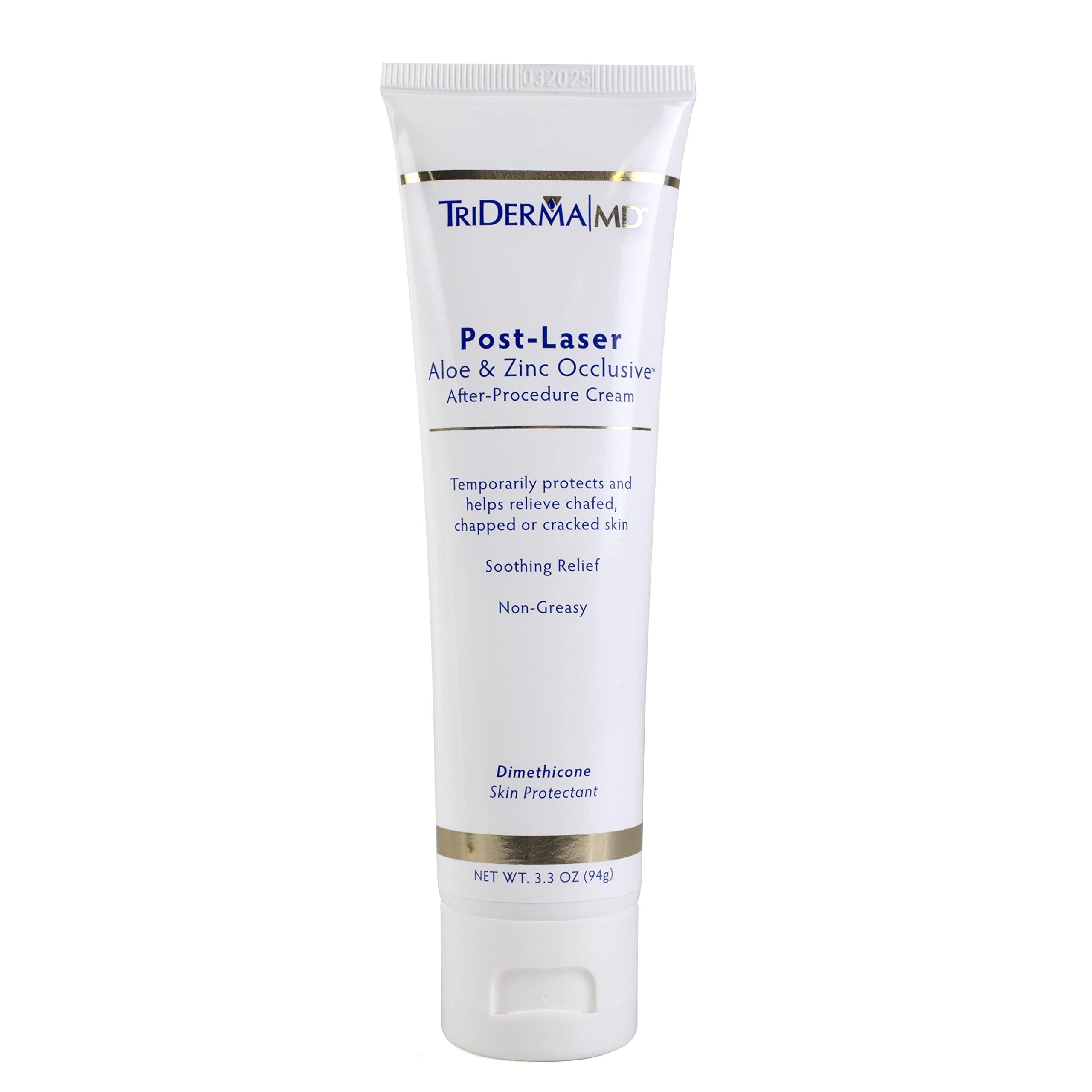 TriDerma Post Laser Aloe & Zinc Occlusive Cream - 3.3 oz | Ideal
