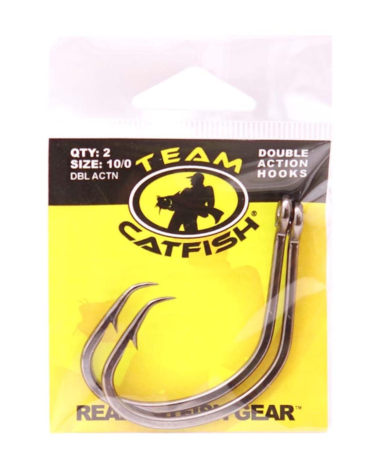 Team Catfish Double Action Circle Hooks 10/0 - Wide Gap, Needle Sharp Point - Black | Buy Now with Express International Delivery | GoSupps.com Team Catfish Double Action Circle Hooks 10/0 - Wide Gap, Needle Sharp Point - Black | Buy Now with Express International Delivery | GoSupps.com