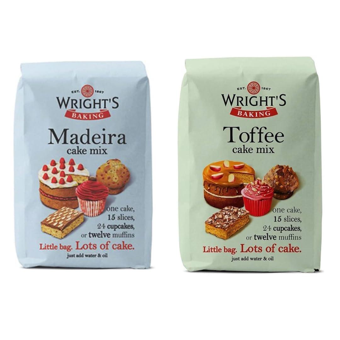 Wright's Toffee Cake Mix 500g - British Essentials