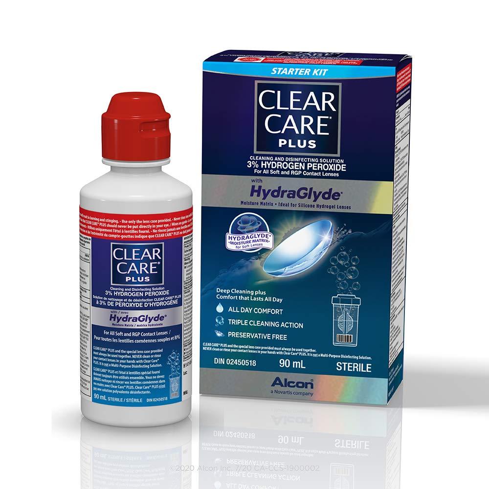 Clear Care Plus With HydraGlyde Contact Lens Solution Travel Size