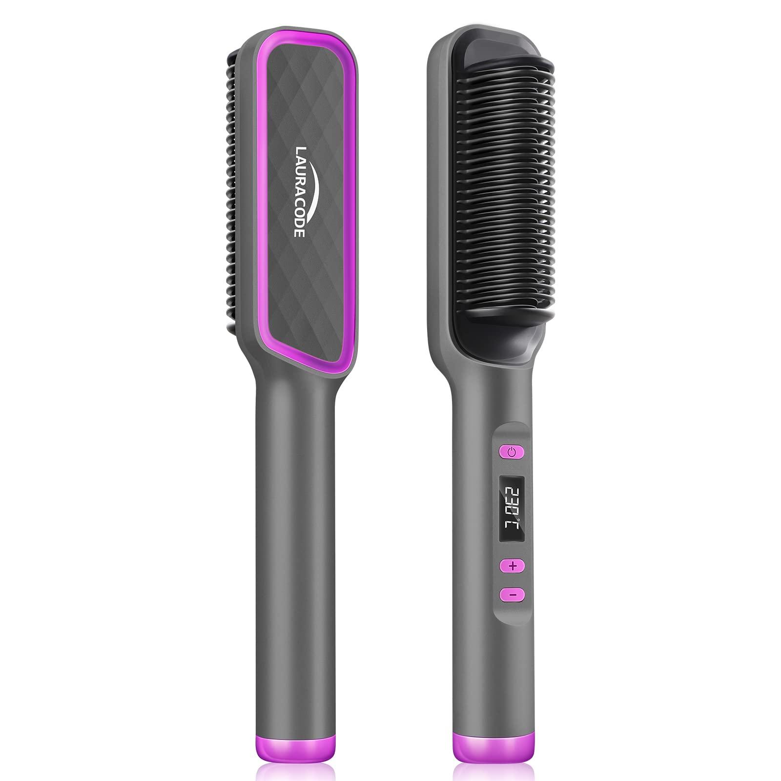 Buy Hair Straightener Brush - 30-Speed Negative Ion Styling Comb