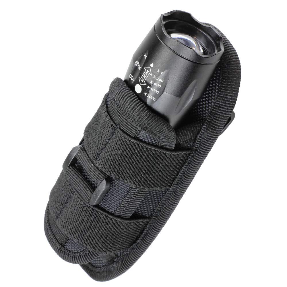 Poche Porte-lampe Tactique Orientable 360°, étui Pour Lampe Torche, Fixation Ceinture