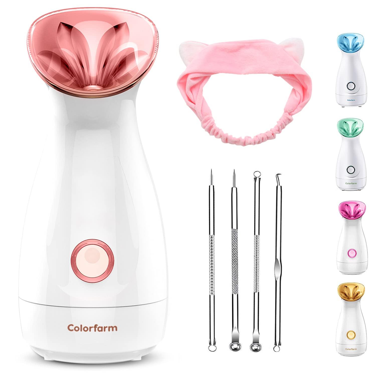 Nano Ionic Facial Steamer - Home Spa Humidifier for Moisturizing
