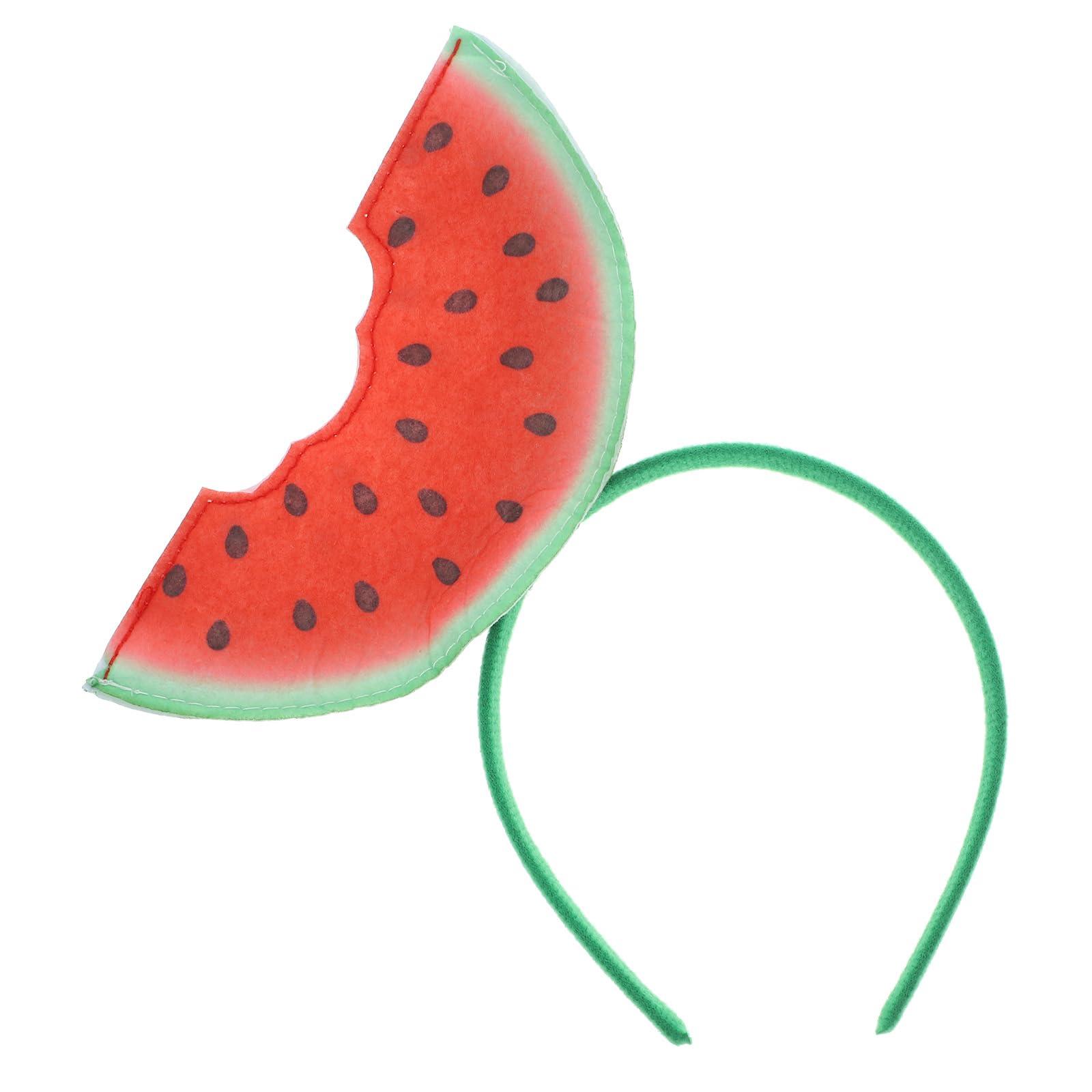 Watermelon Statement Headband Sequin Fruit Headband NWT Watermelon Paper Crown,fruit Paper Hat for Kids, Instant  main image 2