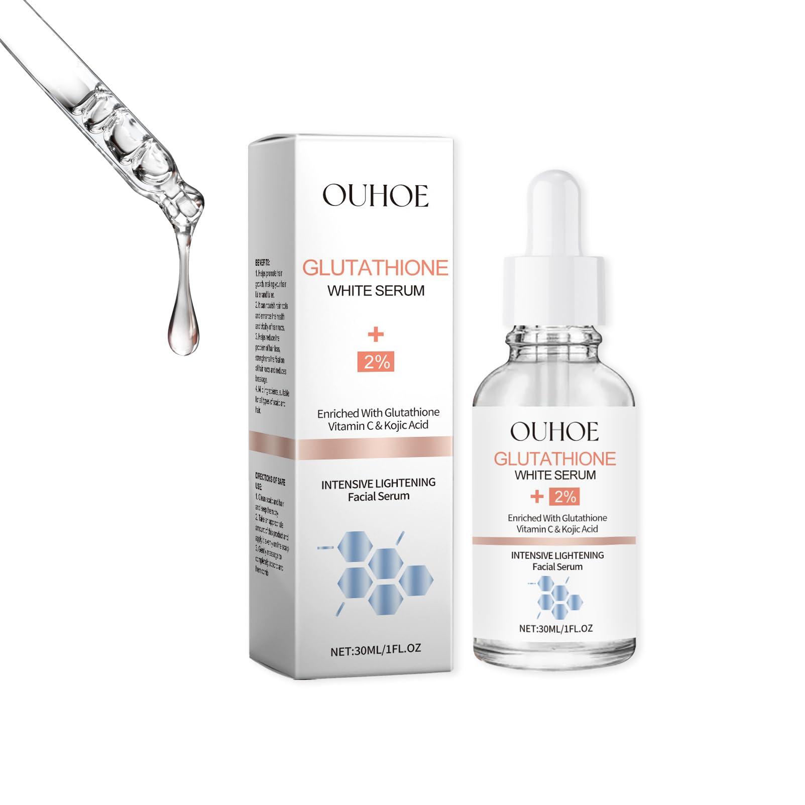 Glutathione Serum with Kojic Acid & Vitamin C - INSKIN Nicotinamide Serum  for Face for Hydrated - Face Serum Reduce Dark Spot Shrink Pores& Improve  Skin Tone