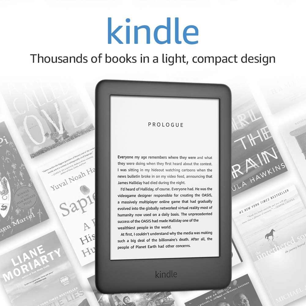 Kindle 2019 - Built-in Front Light, Black | No Kindle Unlimited or