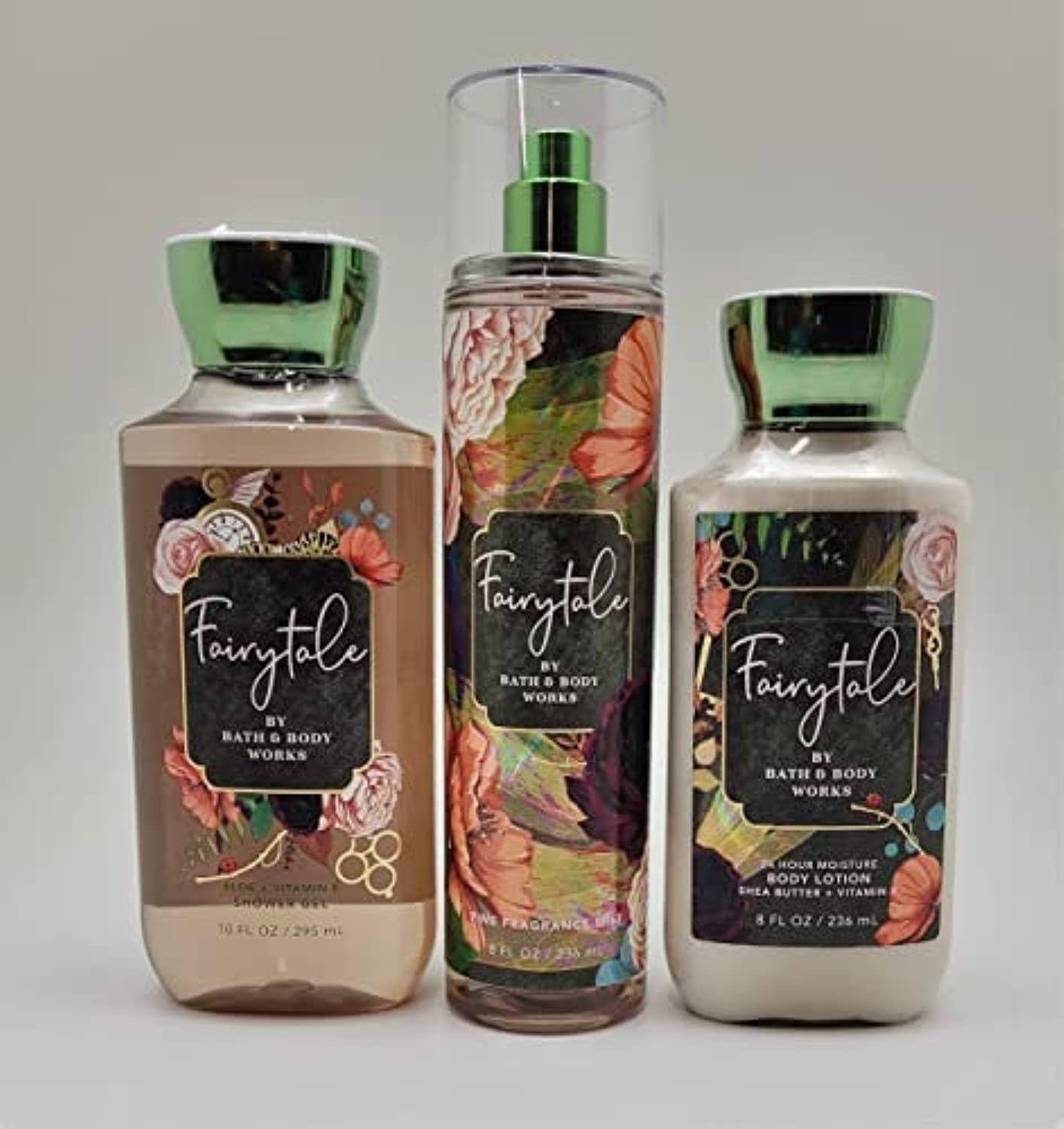 Bath & Body Works Fairytale 3 pc Bundle: Shower Gel, Fine