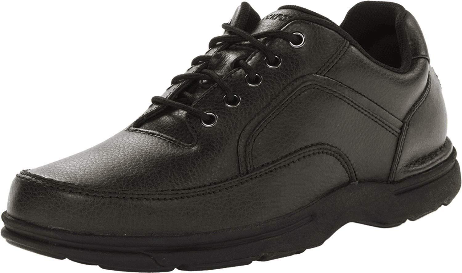 Rockport Men's Eureka Walking Shoe Sneaker Black Comfort