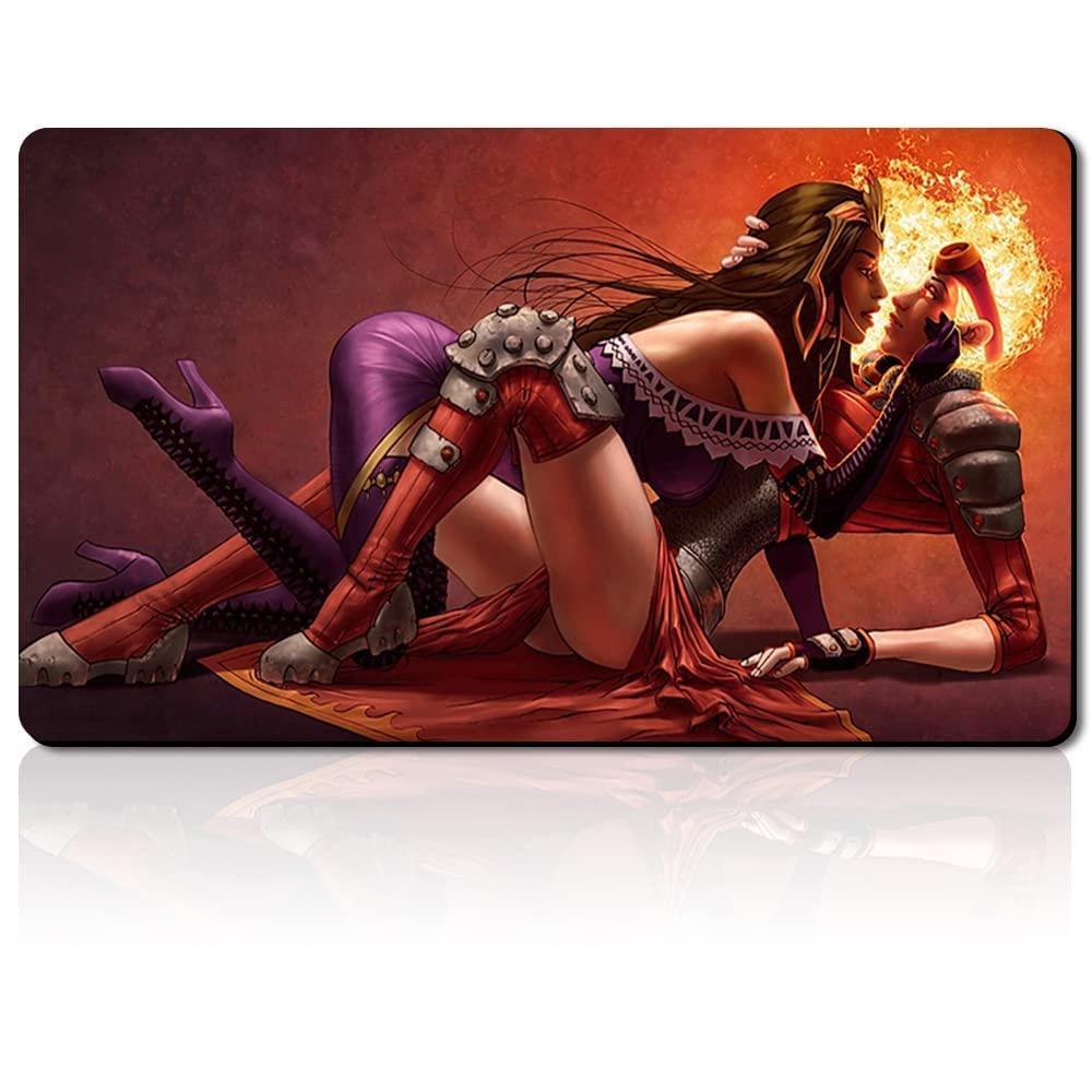 Liliana Vess and Chandra Board Game TCG Playmat | 23.6x13.8 inches | Compatible for TCG MTG | Free Bag Included | Buy Now with Express International Delivery | GoSupps.com Liliana Vess and Chandra Board Game TCG Playmat | 23.6x13.8 inches | Compatible for TCG MTG | Free Bag Included | Buy Now with Express International Delivery | GoSupps.com